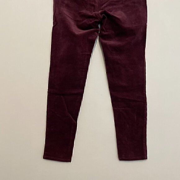 NEW NWOT CASLON NORDSTROM Corduroy Utility Pants Burgundy Maroon Red PETITE 27P - Picture 13 of 13